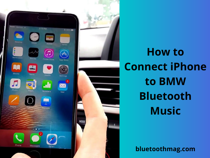 how to connect iphone to car bluetooth bmw